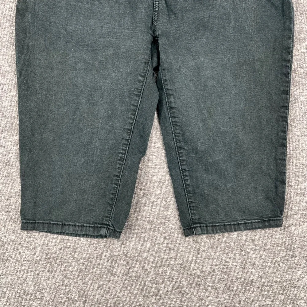 i Jeans by Buffalo Womens black Denim Bermuda Shorts Dark Wash‎ Knee Length